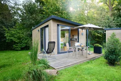 Ein Garten an der Unterkunft Gronenberger Mühle Haus 26