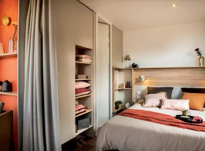 Ein Bett oder Betten in einem Zimmer der Unterkunft Gronenberger Mühle Haus 28