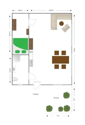 Grundriss der Unterkunft Alte Segelschule