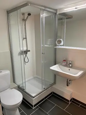 Ein Badezimmer in der Unterkunft Segellast 5