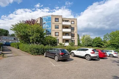 Das Gebäude in dem sich die Ferienwohnung befindet