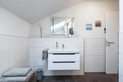 Ein Badezimmer in der Unterkunft Casa Báltica Haffkrug