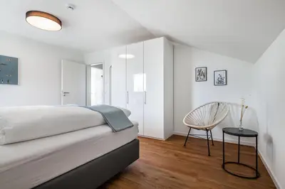 Ein Bett oder Betten in einem Zimmer der Unterkunft Casa Báltica Haffkrug