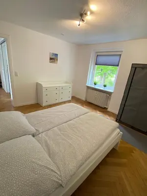 Ein Bett oder Betten in einem Zimmer der Unterkunft 3 Zimmer Wohnung für 4 Personen