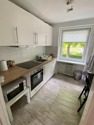 Küche/Küchenzeile in der Unterkunft 3 Zimmer Wohnung für 4 Personen