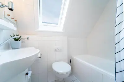 Ein Badezimmer in der Unterkunft Haus Sonnenberg