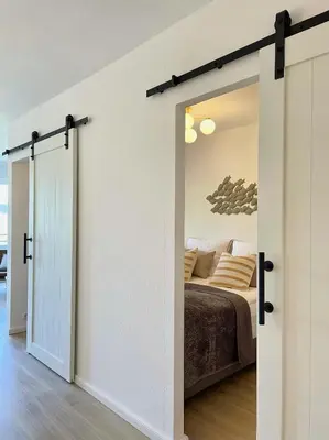 Ein Bett oder Betten in einem Zimmer der Unterkunft Residenz Am Hang