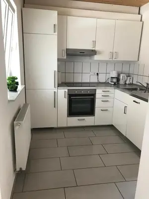 Küche/Küchenzeile in der Unterkunft Apartment in Bad Schwartau