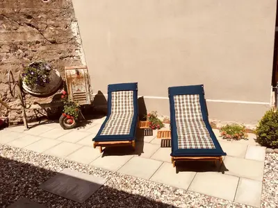 Grundriss der Unterkunft Ferienwohnung B im Ferienhaus Antika
