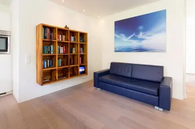 Die Bibliothek in der Ferienwohnung