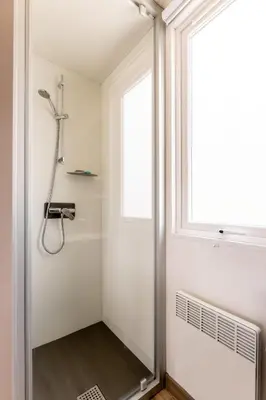 Ein Badezimmer in der Unterkunft Muschel 52