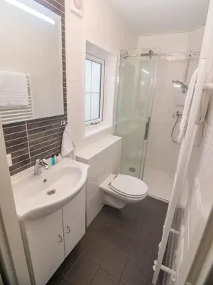 Ein Badezimmer in der Unterkunft Strand 5