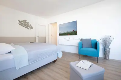 Ein Bett oder Betten in einem Zimmer der Unterkunft Gorch-Fock-Ring 28 OstseeRaum