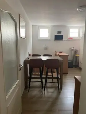 Küche/Küchenzeile in der Unterkunft Geräumige und schöne Wohnung direkt in der Lübecker Innenstadt