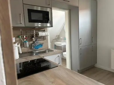 Küche/Küchenzeile in der Unterkunft Timmenstrand