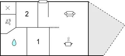 Grundriss der Unterkunft Pulverhorn 9 - Dorf 4