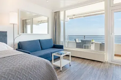 Ein Bett oder Betten in einem Zimmer der Unterkunft An der Waldkapelle 26 Büsum