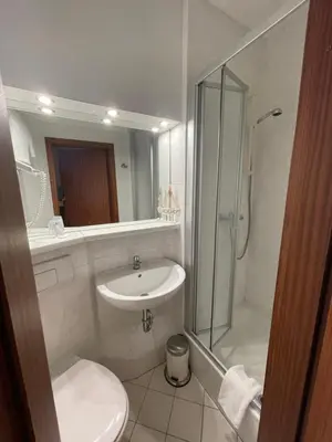 Ein Badezimmer in der Unterkunft Hotel Hanseatic Lübeck