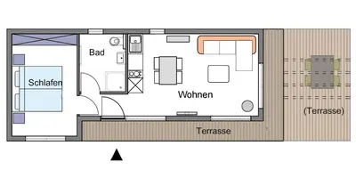Grundriss der Unterkunft Gronenberger Mühle Haus 4