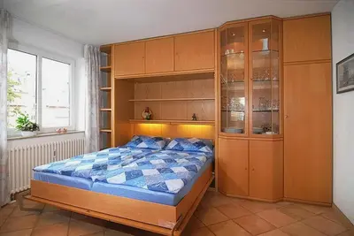 Ein Bett oder Betten in einem Zimmer der Unterkunft Domizil Strandburg Domizil Strandburg Appartement 13 Ferienwohnung Bremen