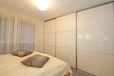 Ein Bett oder Betten in einem Zimmer der Unterkunft Domizil am Meer Domizil am Meer Appartement 17
