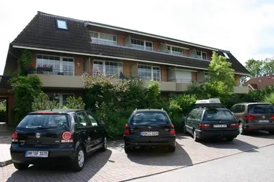 Das Gebäude in dem sich die Ferienwohnung befindet