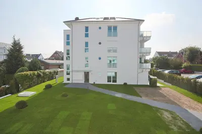 Das Gebäude in dem sich die Ferienwohnung befindet