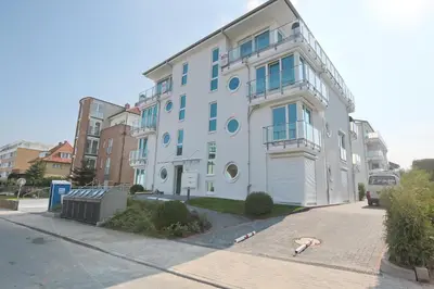 Das Gebäude in dem sich die Ferienwohnung befindet