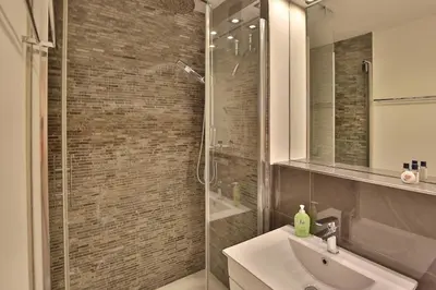 Ein Badezimmer in der Unterkunft Residenz Ostseestrand Appartement 26