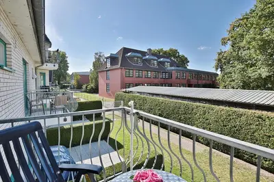Das Gebäude in dem sich die Ferienwohnung befindet