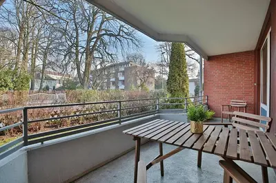 Ein Balkon oder eine Terrasse in der Unterkunft Haus Hubertus Haus Hubertus Appartement 05
