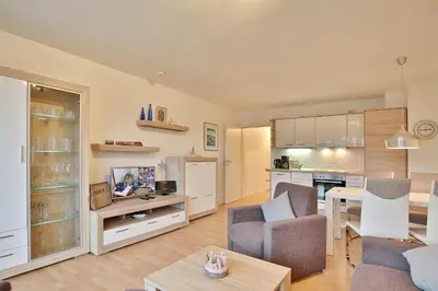 Küche/Küchenzeile in der Unterkunft Am Elchgrund, im Brook 9 Am Elchgrund Im Brook 9 Appartement 09