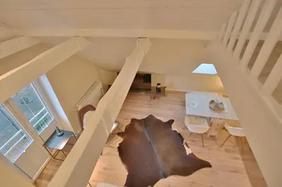 Ein Sitzbereich in der Unterkunft Appartementhaus Strandallee 206 Appartementhaus Strandallee 206 Appartement 1