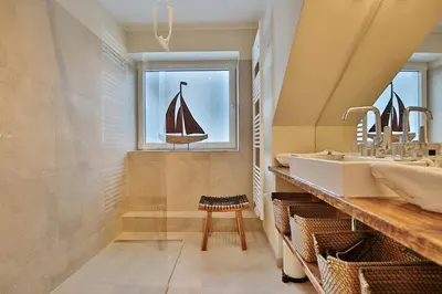 Ein Badezimmer in der Unterkunft Appartementhaus Strandallee 206 Appartementhaus Strandallee 206 Appartement 1