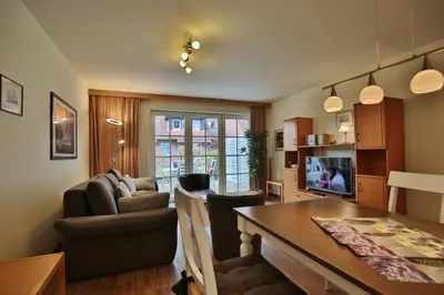 TV/Unterhaltungsangebot in der Unterkunft Gorch-Fock-Park Haus 06 Gorch-Fock-Park 6 Appartement 4