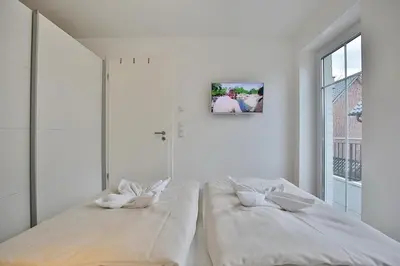 Ein Bett oder Betten in einem Zimmer der Unterkunft Residenz Wolburgstraße 49 Appartement Friedl Wolburgstr 49 Appartement 5