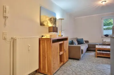 Küche/Küchenzeile in der Unterkunft Domizil Strandburg Domizil Strandburg Appartement 5