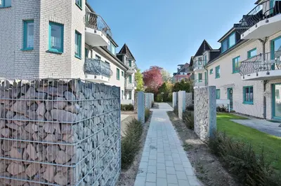 Das Gebäude in dem sich die Ferienwohnung befindet