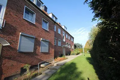 Das Gebäude in dem sich die Ferienwohnung befindet