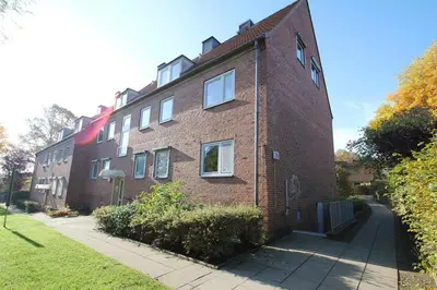 Das Gebäude in dem sich die Ferienwohnung befindet