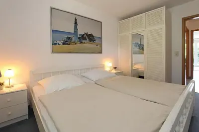 Ein Bett oder Betten in einem Zimmer der Unterkunft Am Elchgrund, im Brook 9 Am Elchgrund Im Brook 9 Appartement 01