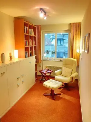 Ein Sitzbereich in der Unterkunft Domizil Strandburg Domizil Strandburg Appartement 27 Toscana