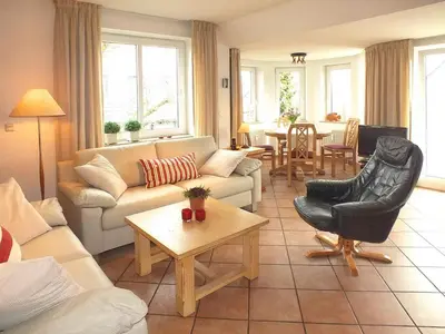 Ein Sitzbereich in der Unterkunft Domizil Strandburg Domizil Strandburg Appartement 27 Toscana