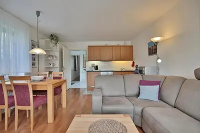 Küche/Küchenzeile in der Unterkunft Domizil Gartenstraße Domizil Gartenstraße 4 Appartement 4