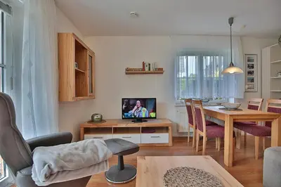 TV/Unterhaltungsangebot in der Unterkunft Domizil Gartenstraße Domizil Gartenstraße 4 Appartement 4