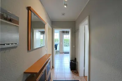 Küche/Küchenzeile in der Unterkunft Bädervilla am Höppnerweg Bädervilla am Höppnerweg Appartement 03