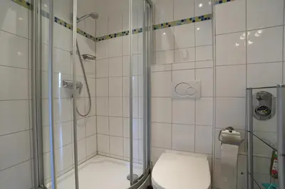 Ein Badezimmer in der Unterkunft Bädervilla am Höppnerweg Bädervilla am Höppnerweg Appartement 03