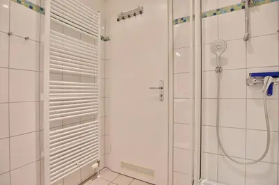 Ein Badezimmer in der Unterkunft Bädervilla am Höppnerweg Bädervilla am Höppnerweg Appartement 07