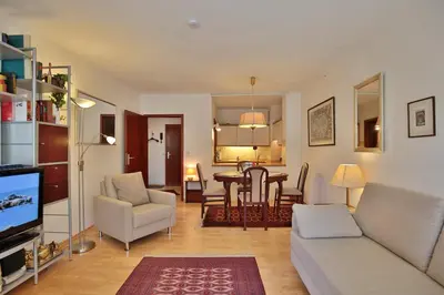 TV/Unterhaltungsangebot in der Unterkunft Haus Robinson Haus Robinson Appartement 2