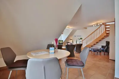 Ein Sitzbereich in der Unterkunft Sunshine-Residenz Sunshine Residenz Appartement 6